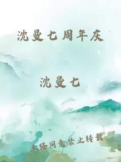 沈曼七周年庆