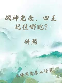 战神宠妻，四王妃往哪跑?